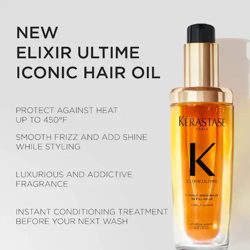 Elixir Ultime Refillable Hydrating Hair Oil - GLAM MODA