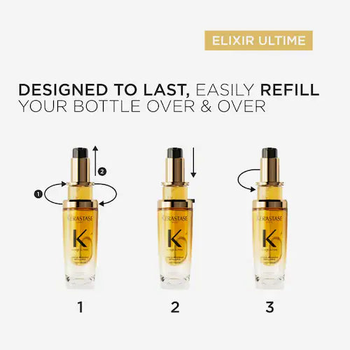 Elixir Ultime Refillable Hydrating Hair Oil - GLAM MODA