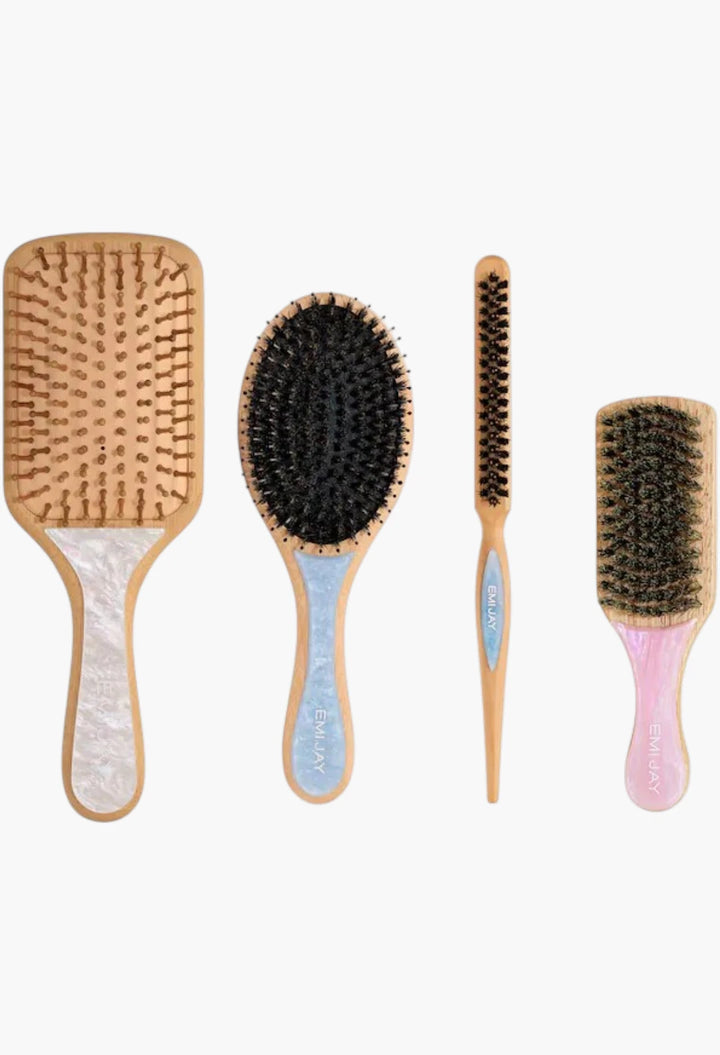 Heavenly Hair Milk Leave-In Conditioner + Bamboo Paddle Brush Gift Set