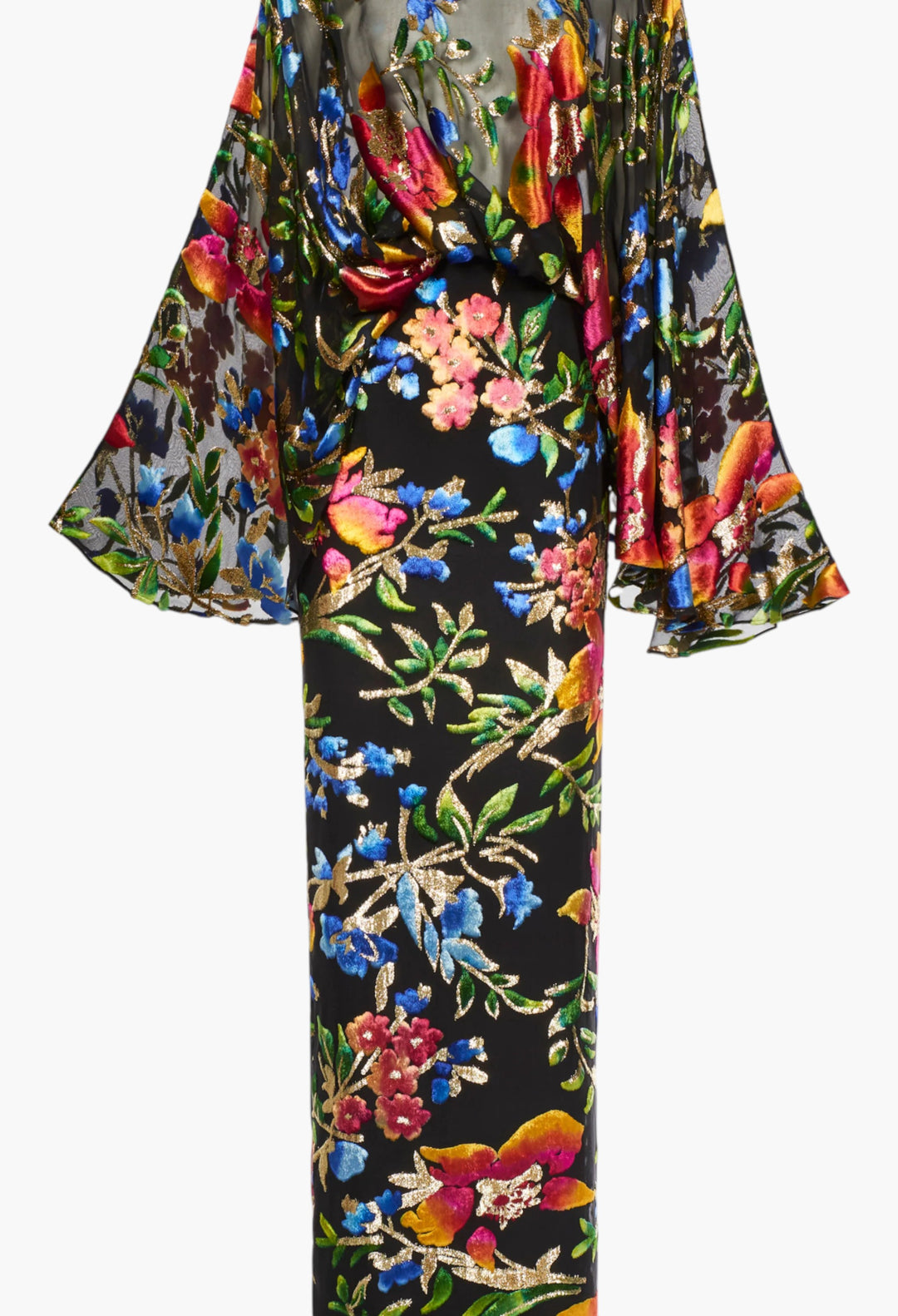 Eolia Technicolor Gown In Multicolor - GLAM MODA