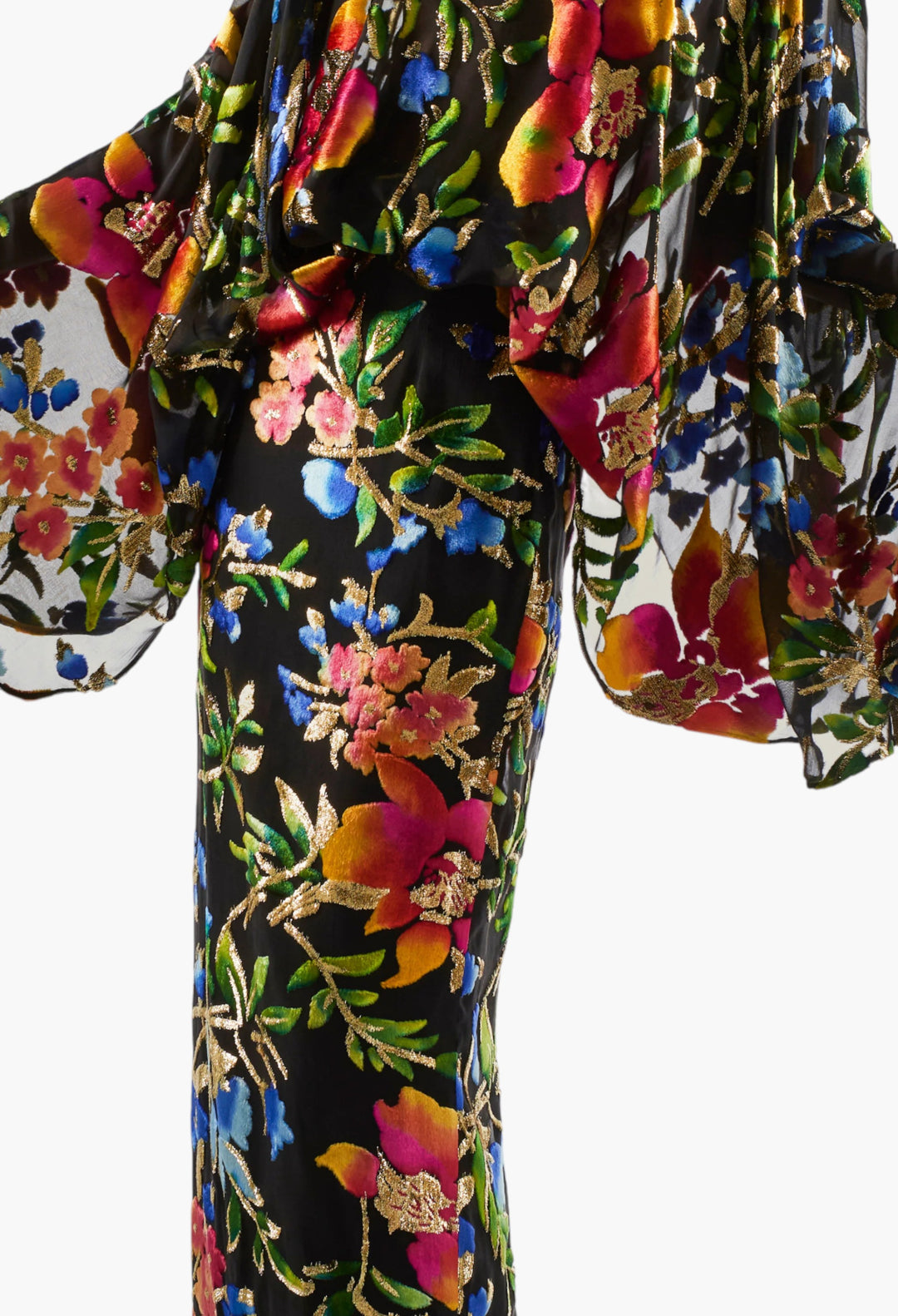 Eolia Technicolor Gown In Multicolor - GLAM MODA