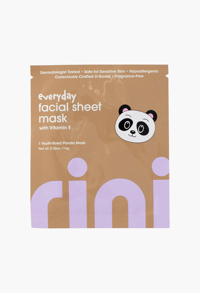 Everyday Facial Sheet Mask – Panda | Kids Hydrating Mask – GLAM MODA