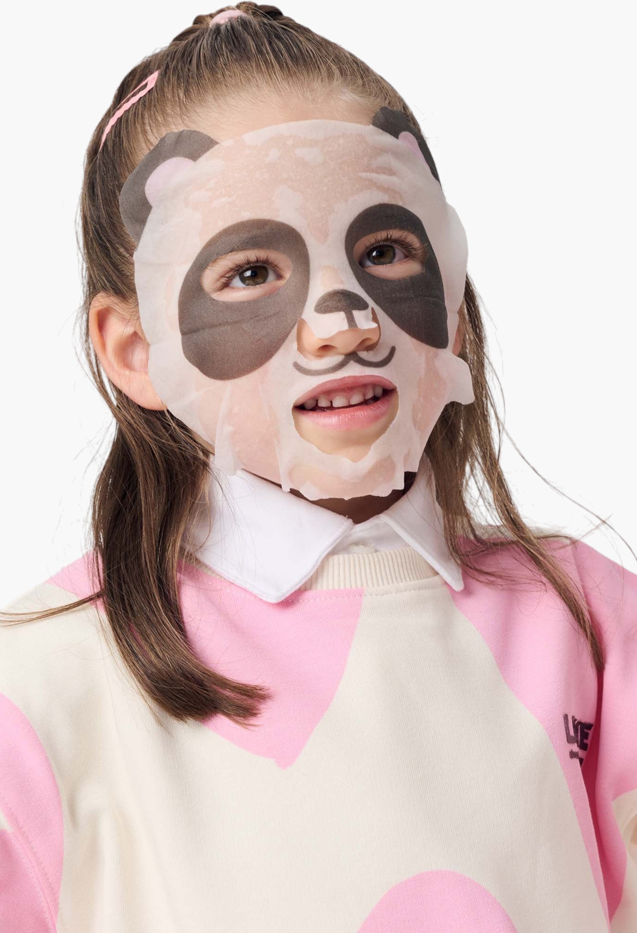 Everyday Facial Sheet Mask – Panda | Kids Hydrating Mask – GLAM MODA
