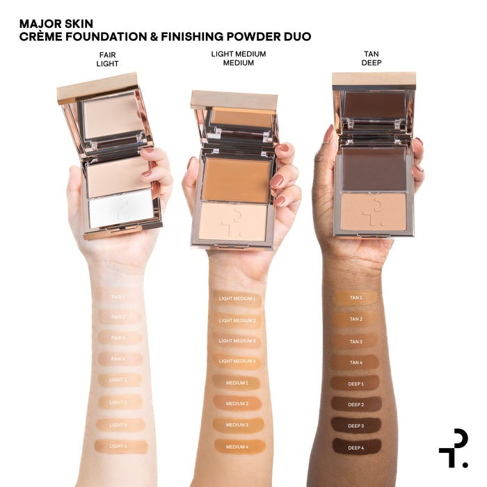 Fair 3 - Major Skin Crème Foundation and Finishing Powder Duo - GLAM MODA