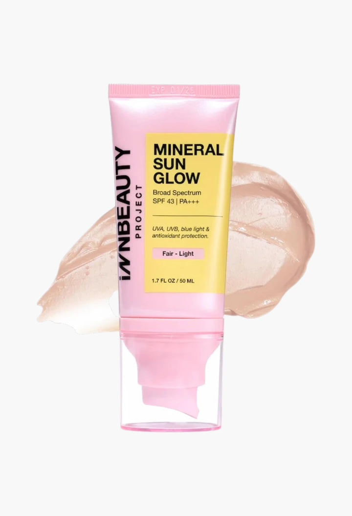 Mineral Sun Glow Broad Spectrum Sunscreen SPF 43 PA +++ with Peptides and Vitamin C