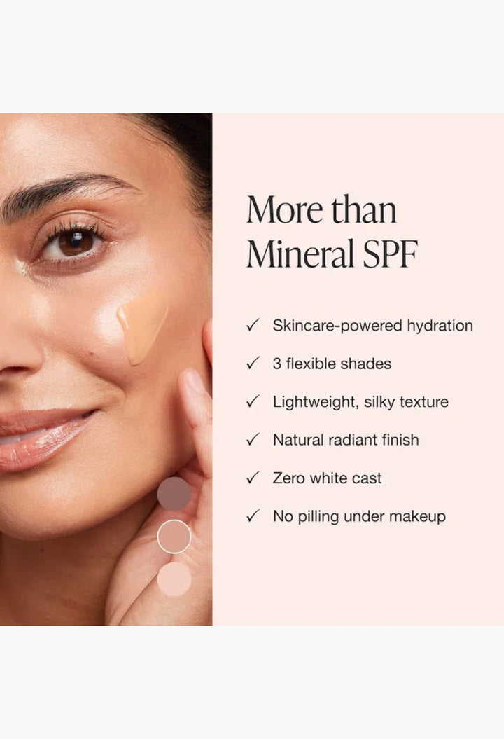 Mineral Sun Glow Broad Spectrum Sunscreen SPF 43 PA +++ with Peptides and Vitamin C