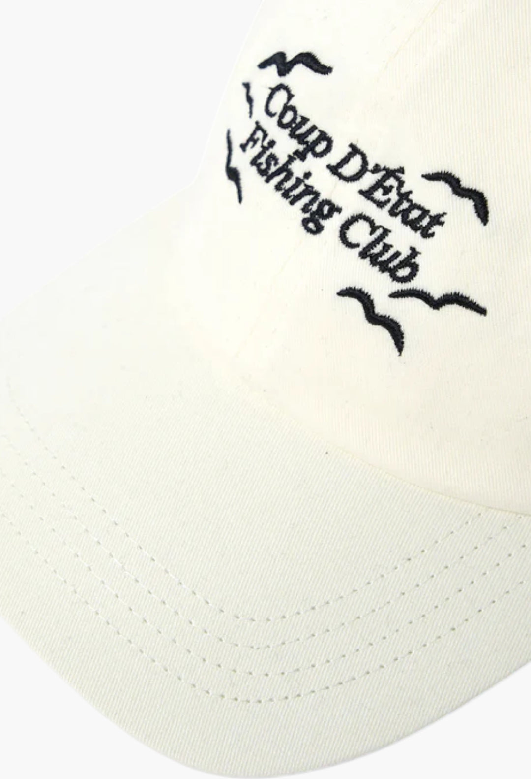Fishing Club Cap - White - GLAM MODA