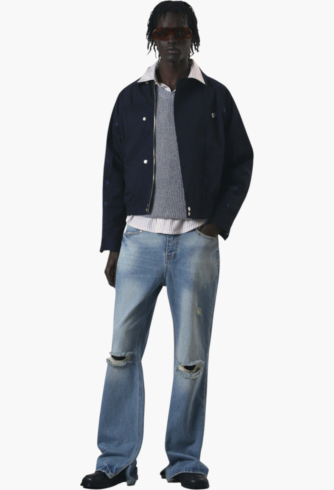 Flap Twill Jacket - GLAM MODA