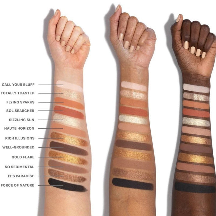 Flickering Sands - ChromaPlus 12-Pan Eyeshadow Palette - GLAM MODA