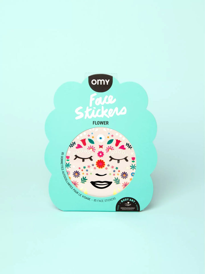 Flower Pack of 85 Face Stickers - GLAM MODA