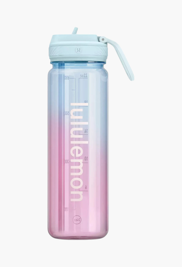 Back to Life Clear Bottle 24oz Straw Lid - GLAM MODA