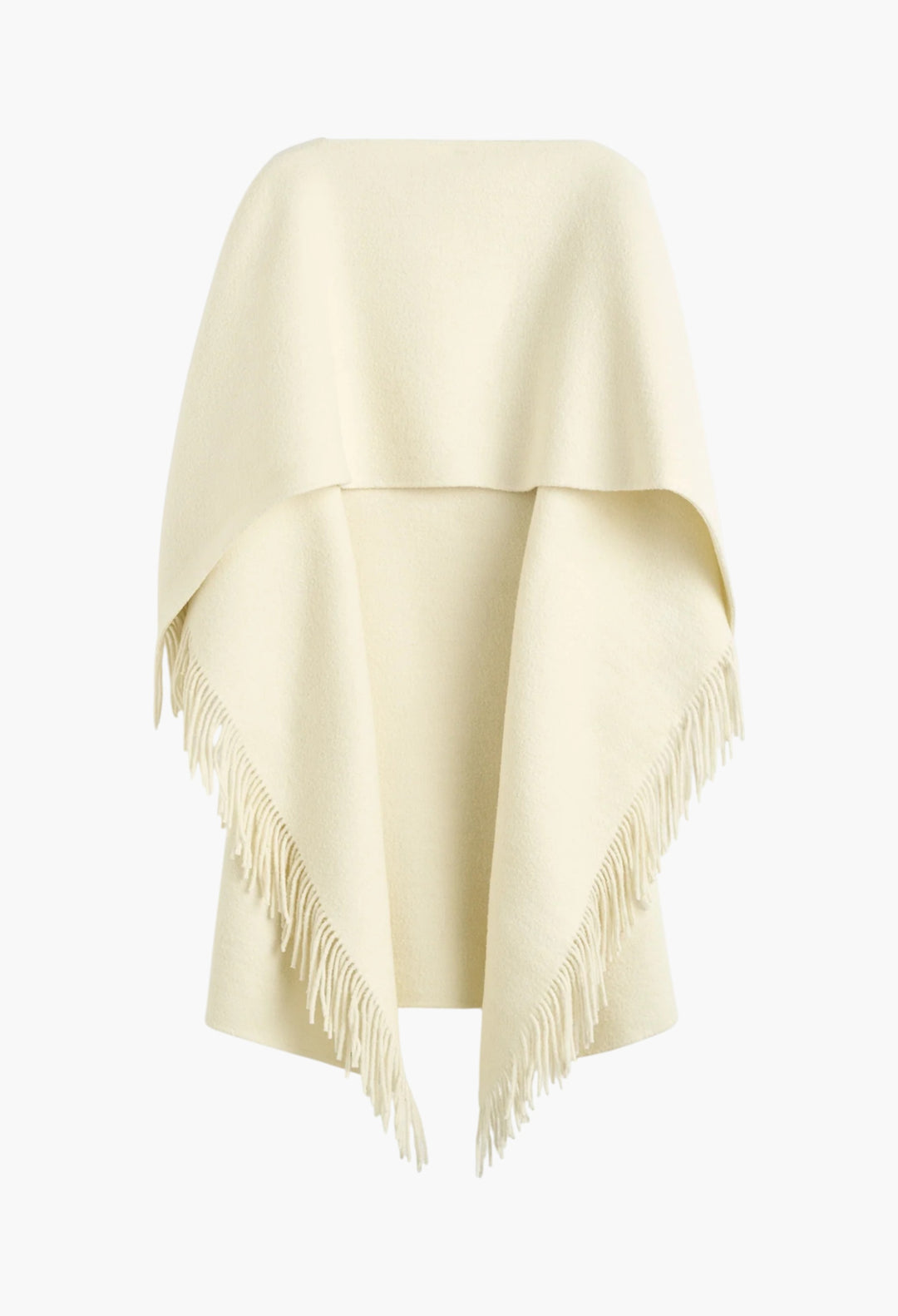 Fringed Poncho - GLAM MODA