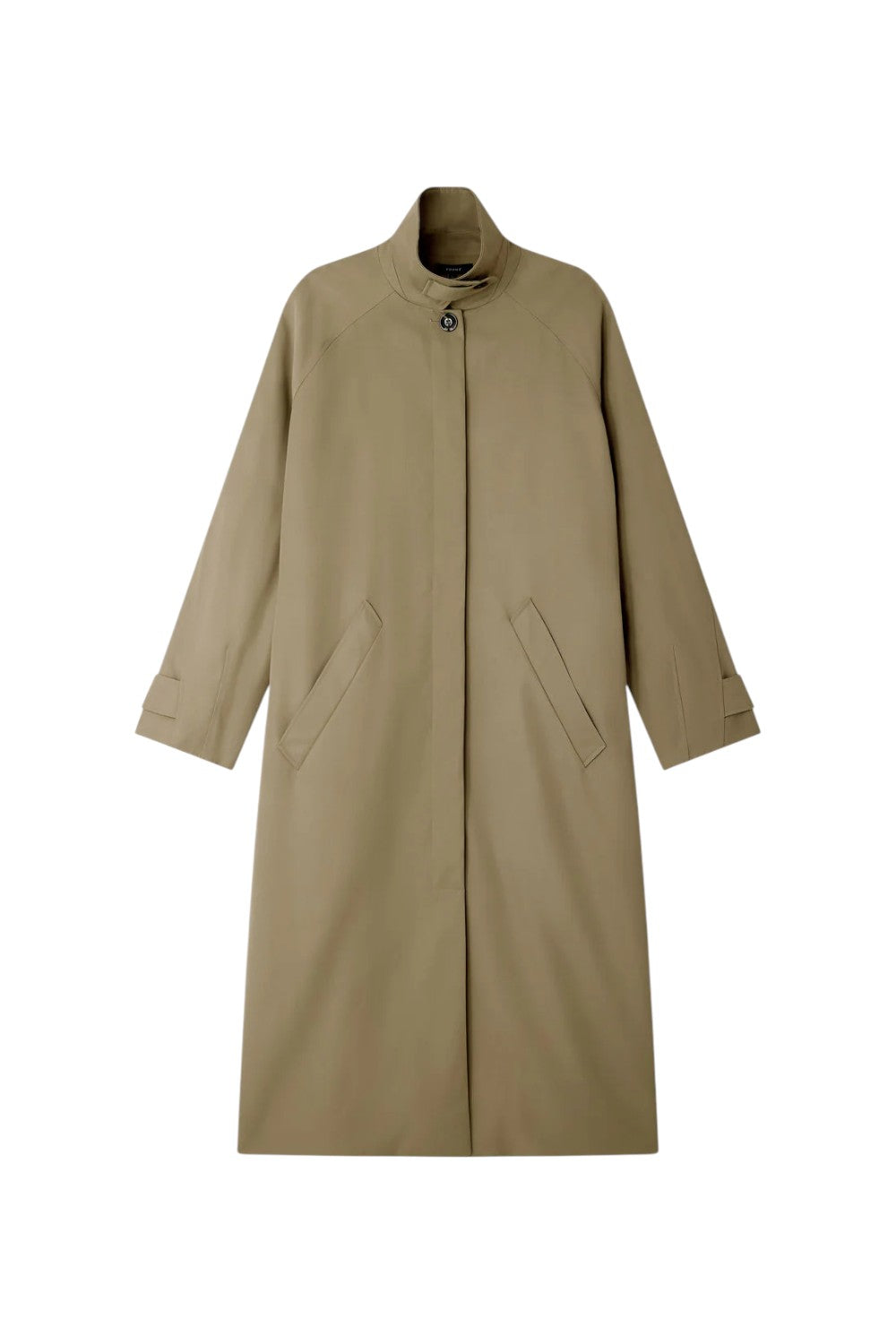 Fritz Trench  Sage Soft Viscose Twill Trench - GLAM MODA