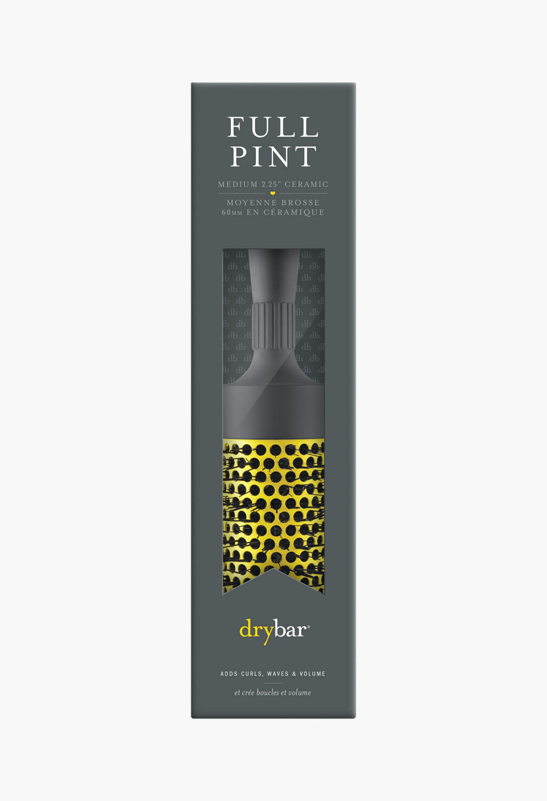 Full Pint Medium Round Ceramic Brush - GLAM MODA