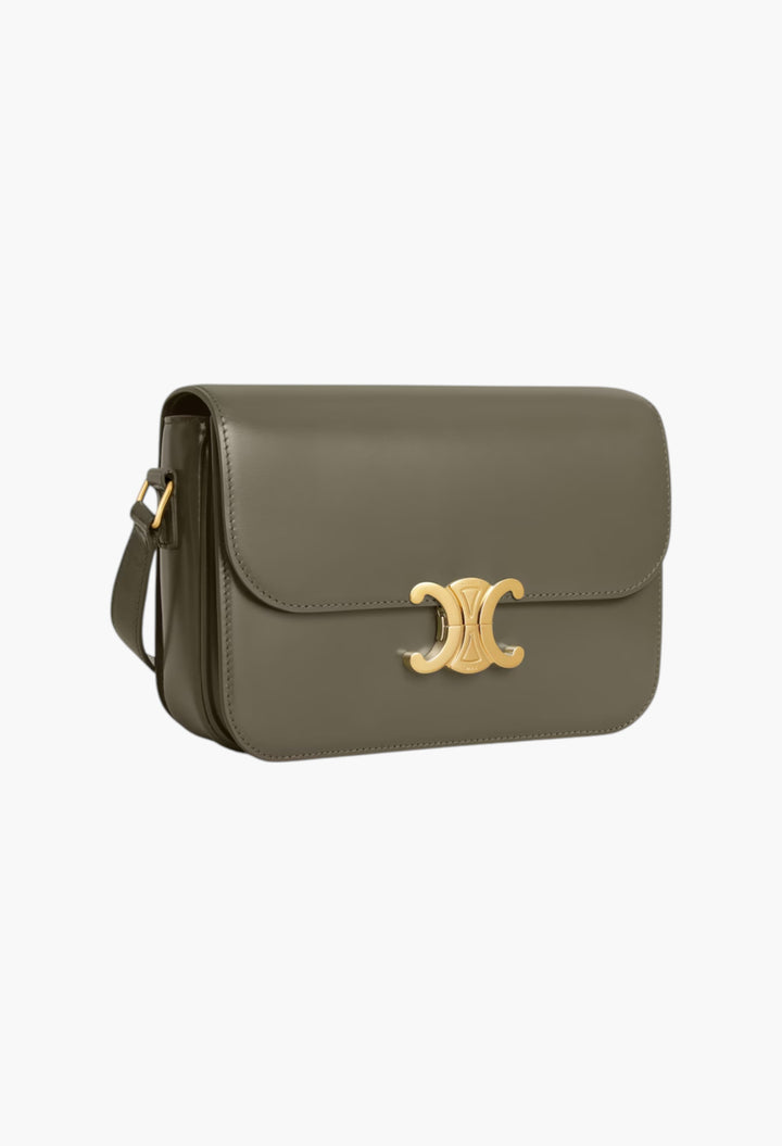 Classique Triomphe Bag In Shiny Calfskin - GLAM MODA