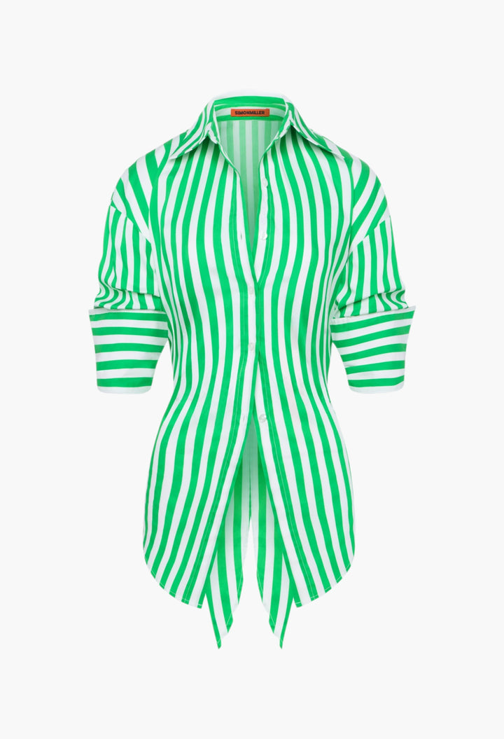 Loch Poplin Button Up - GLAM MODA