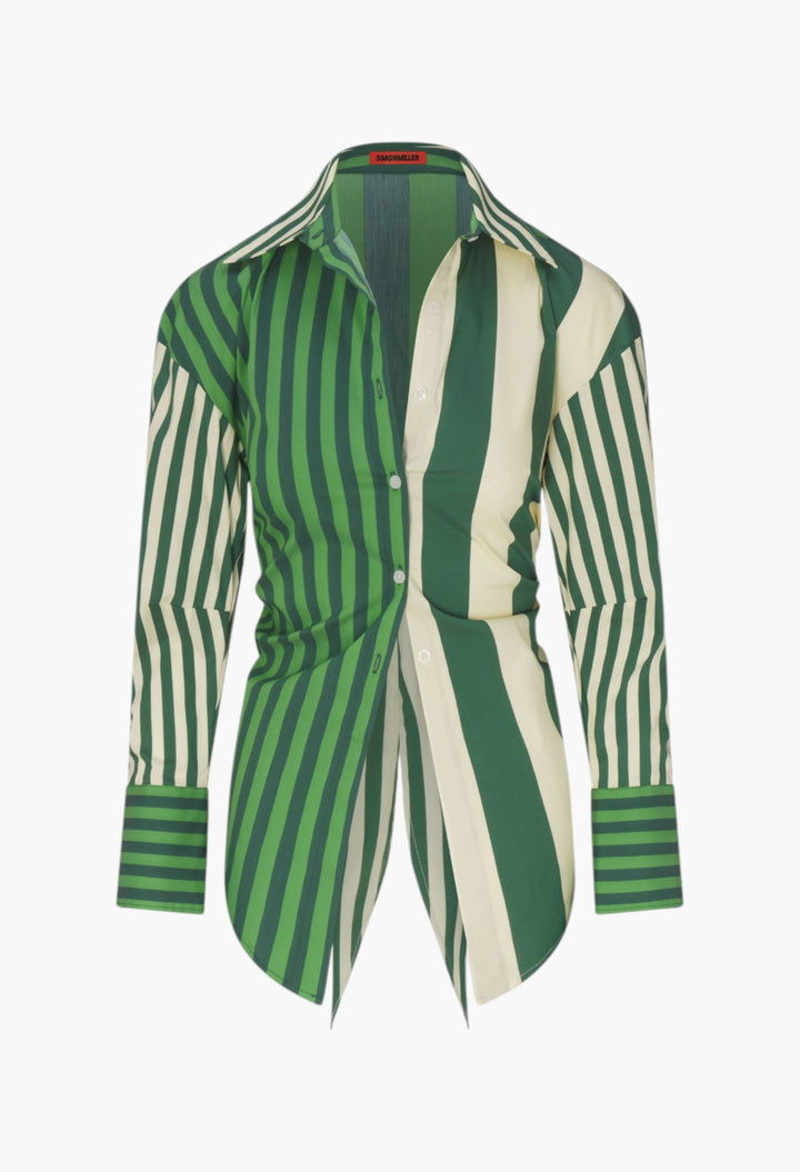 Loch Poplin Button Up - GLAM MODA