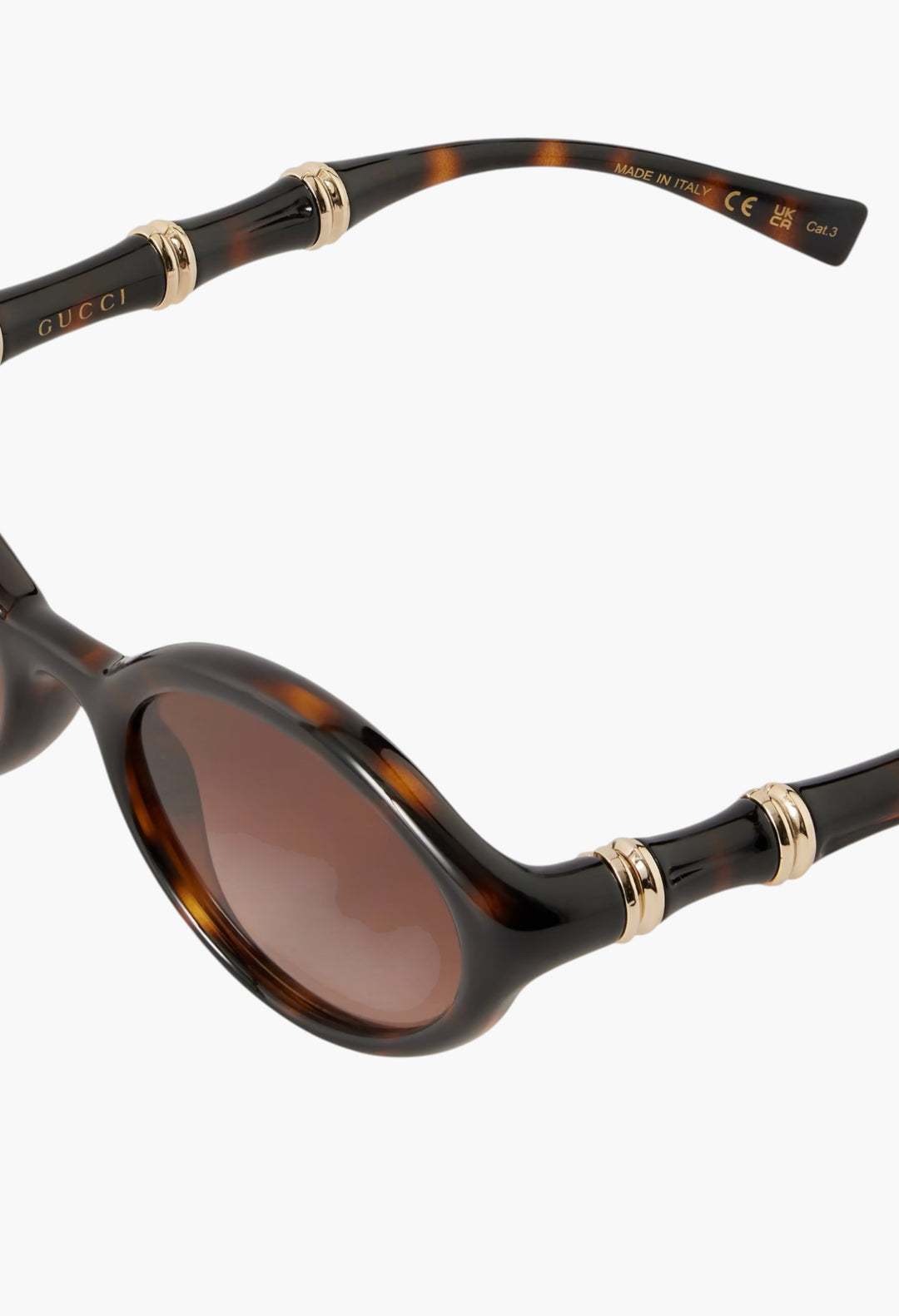 Bamboo Round-Frame Acetate Sunglasses - GLAM MODA