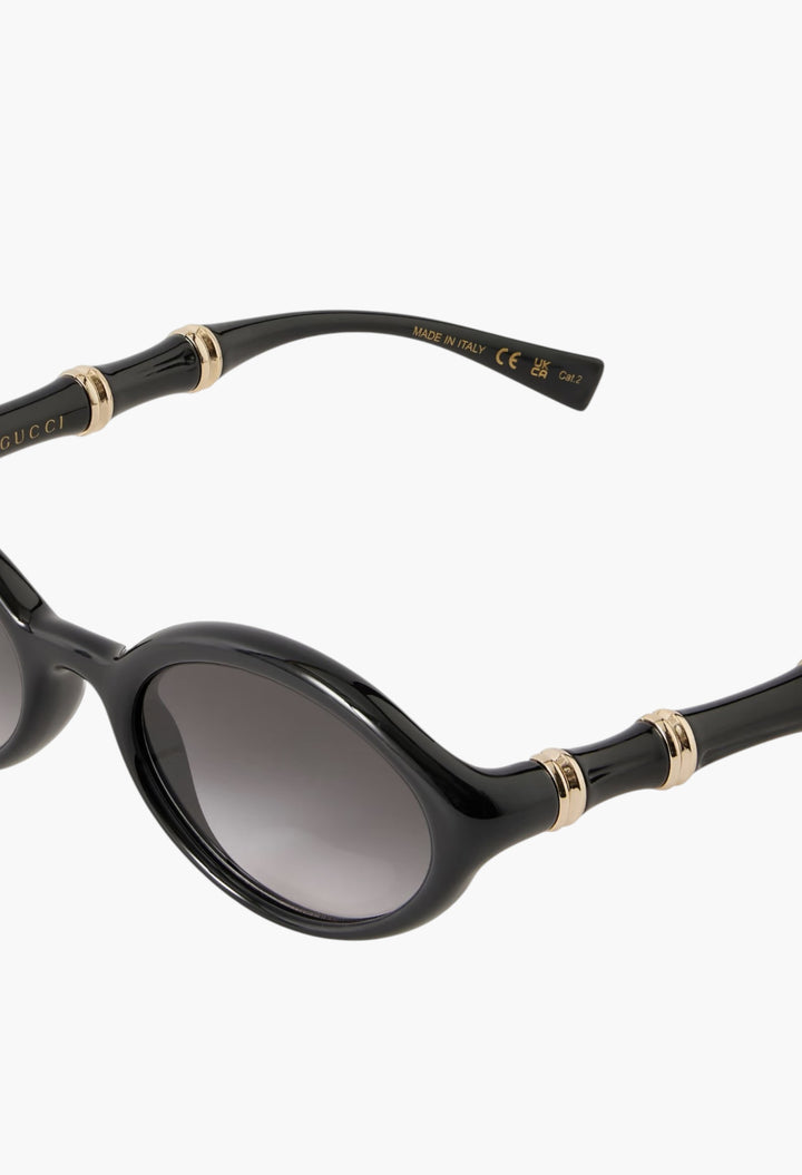 Bamboo Round-Frame Acetate Sunglasses - GLAM MODA