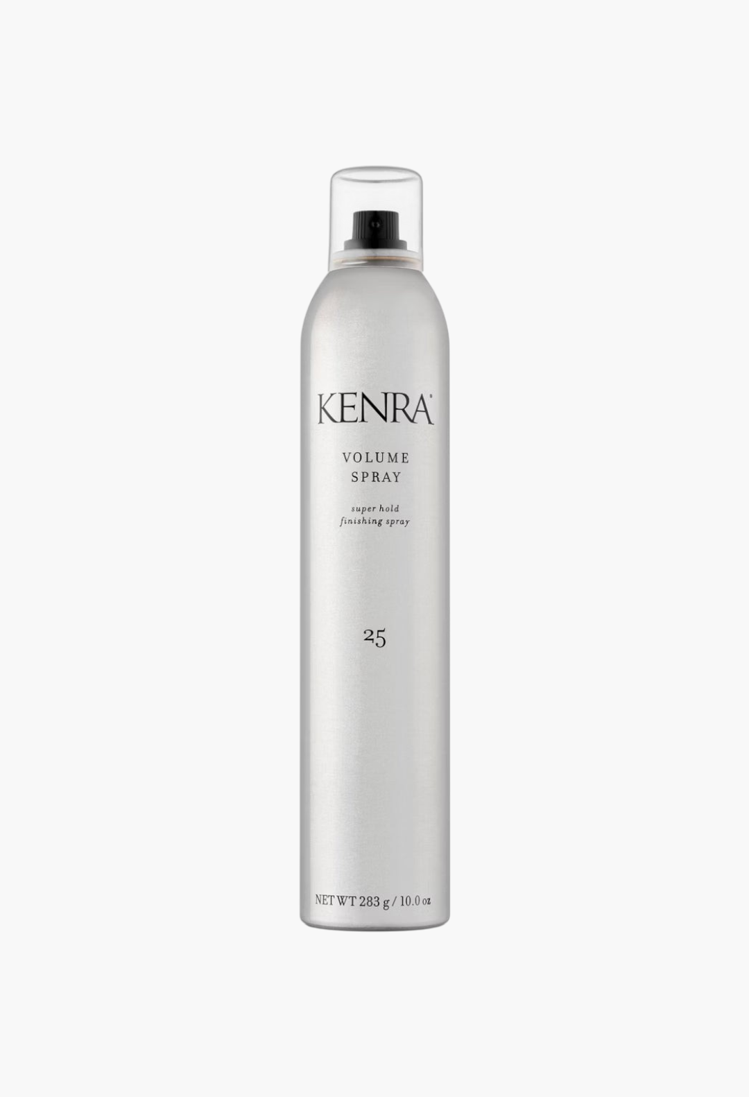 GLAM MODA Kenra Volume Spray 25 super hold finishing hair spray in a 10oz silver aerosol can