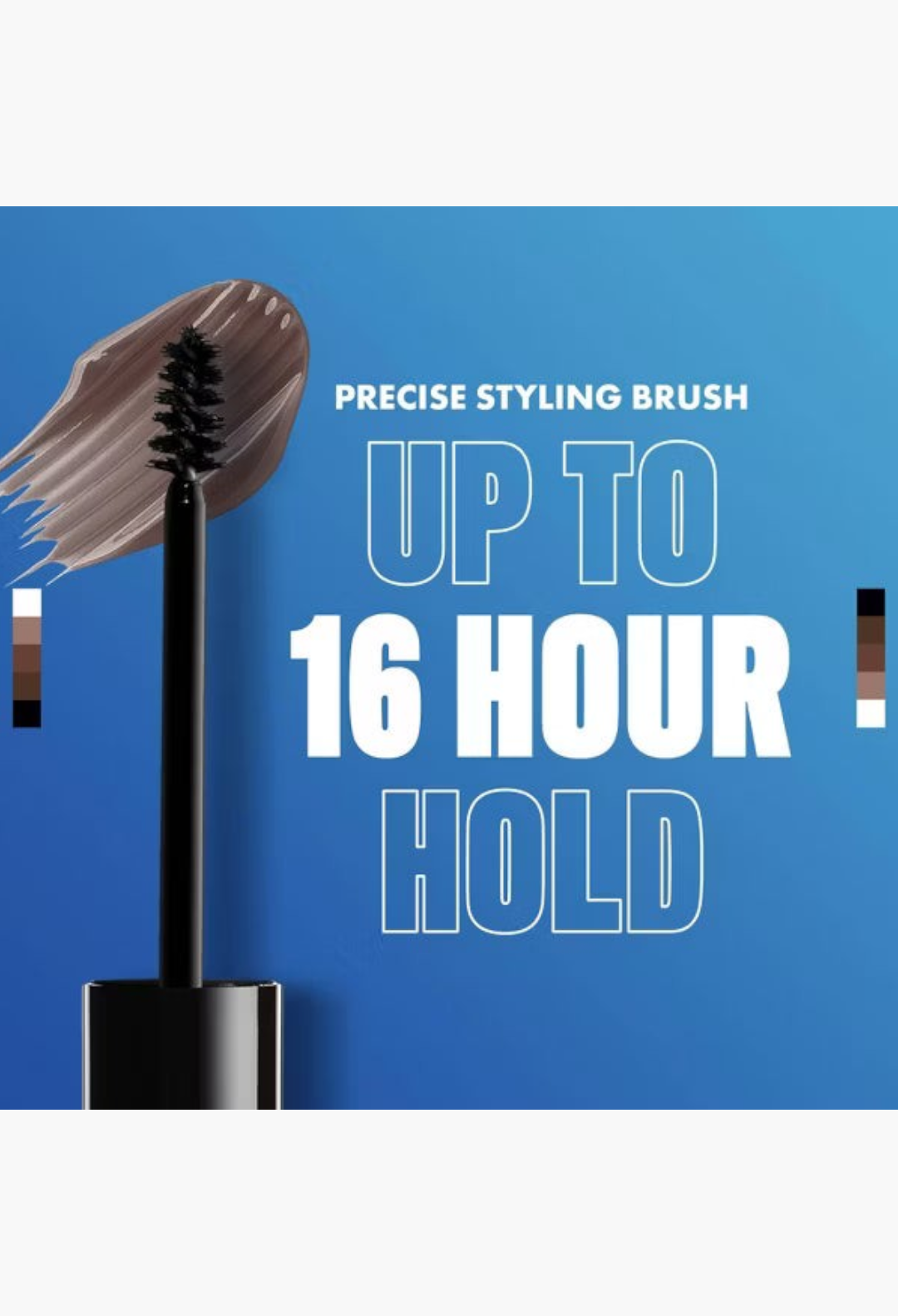 GLAM MODA NYX Professional Makeup Brow Glue eyebrow gel with a precise styling brush for 16-hour hold