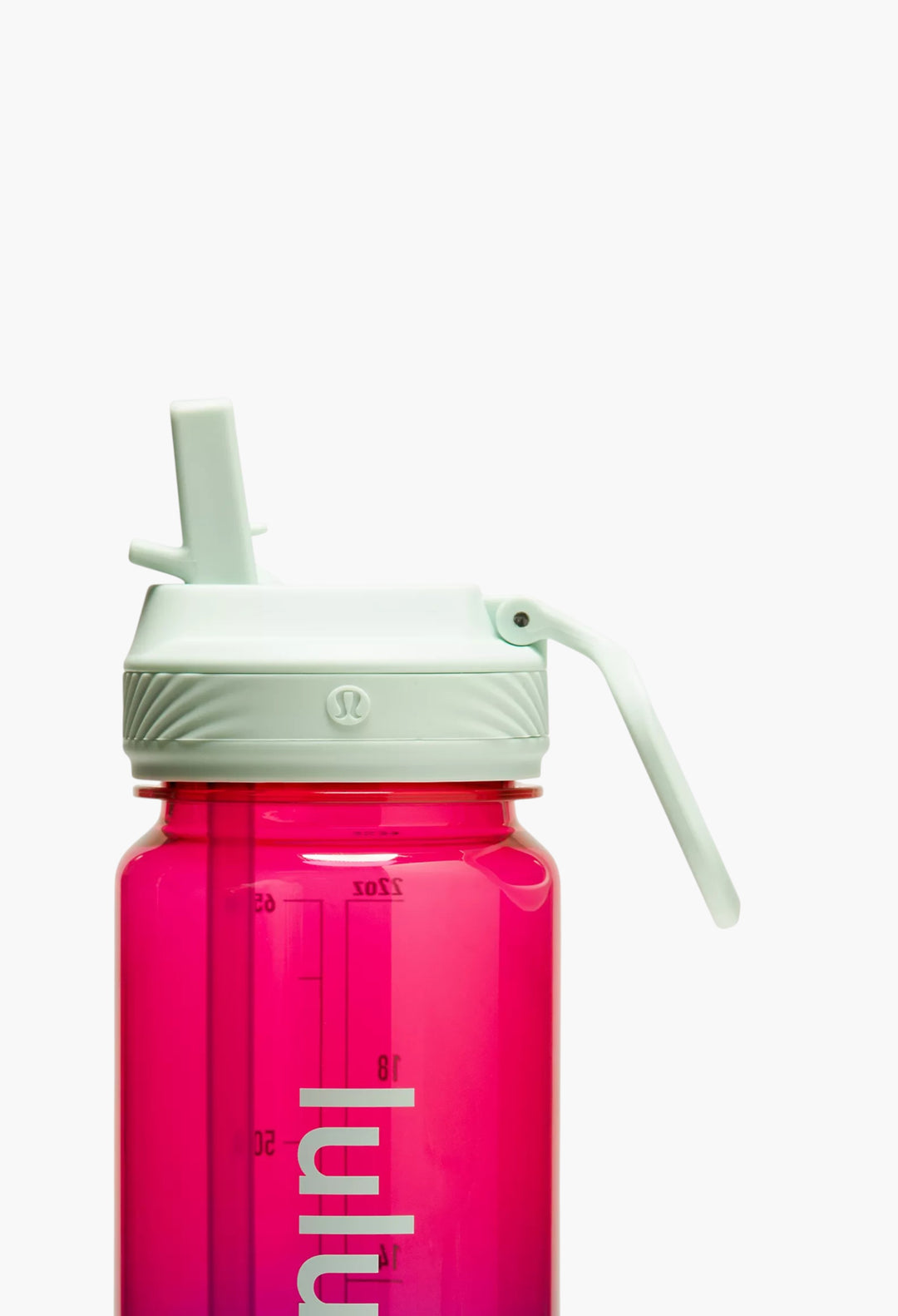 Geranium Pink/Galactic Cobalt/Ocean Air - Back to Life Clear Bottle 24oz Straw Lid - GLAM MODA