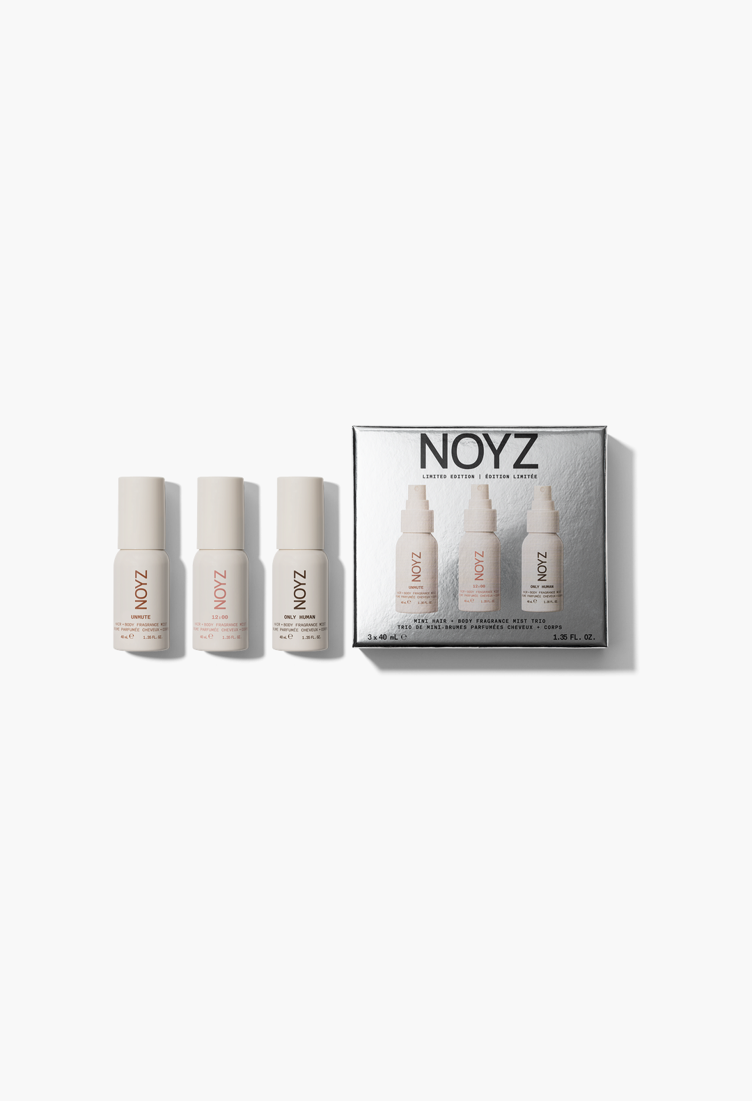 NOYZ HAIR + BODY MIST TRAVEL TRIO