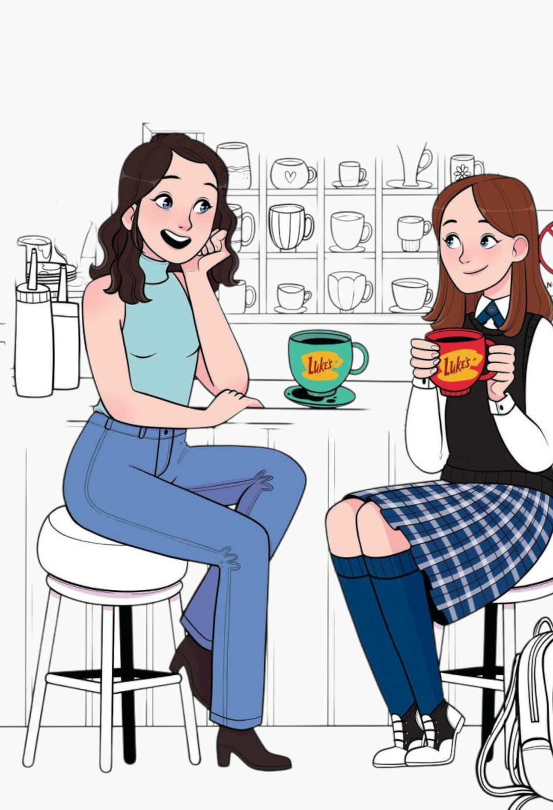 Gilmore Girls: The Official Coloring Book By Luna Valentine - GLAM MODA