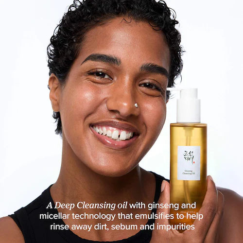 Ginseng Cleansing Oil for Gentle Daily Cleansing - GLAM MODA