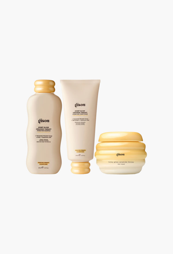 Honey Gloss Ceramide Cleanse Shampoo + Conditioner + Mini Mask