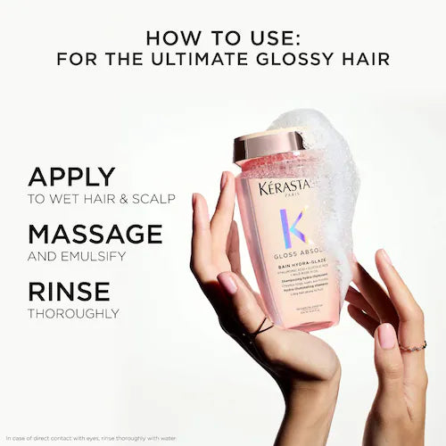 Gloss Absolu High-Shine Anti-Frizz Shampoo - GLAM MODA