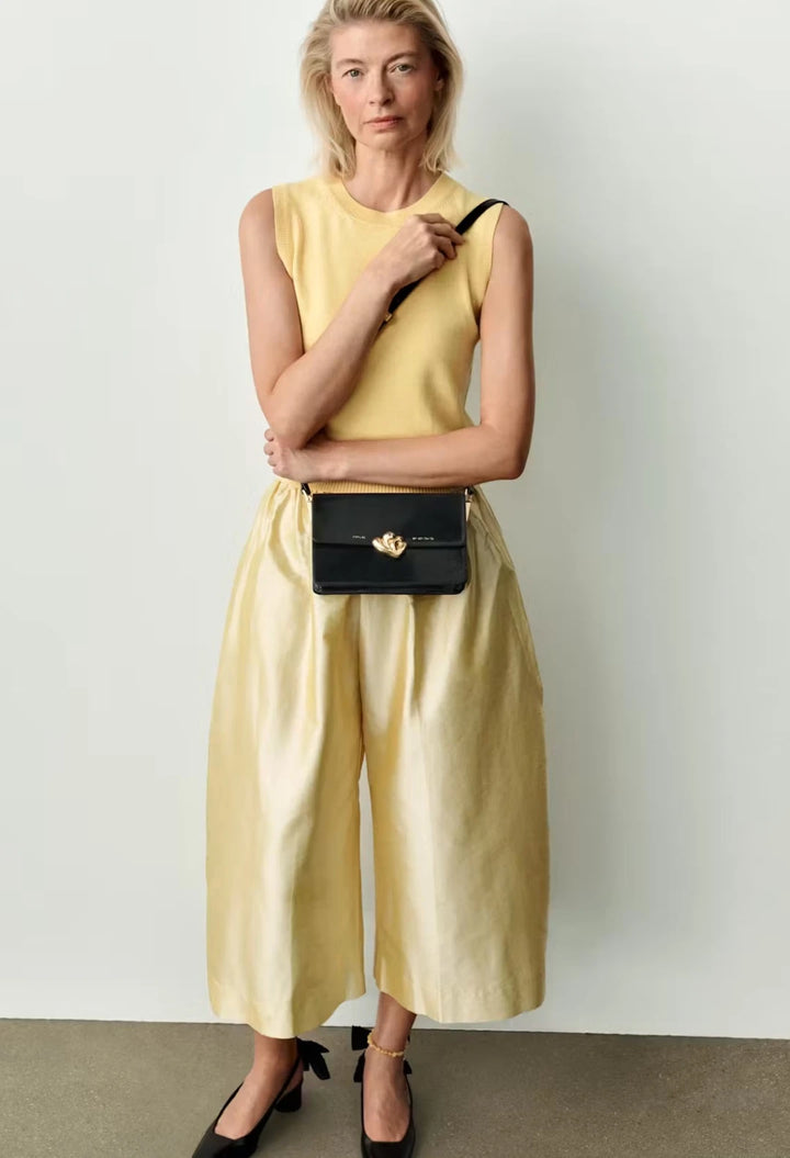 Medium Shoulder Bag with Kogut Seal black eel