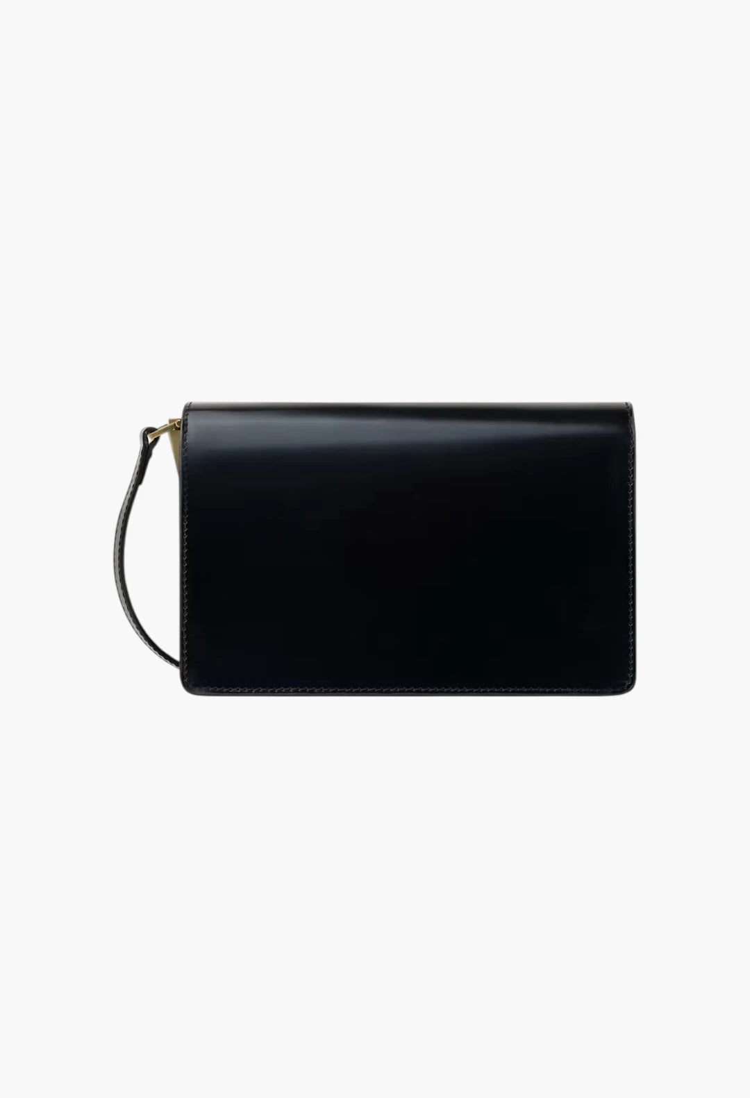 Medium Shoulder Bag with Kogut Seal black eel