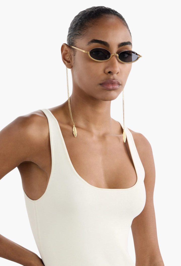 Gold - Ellevens Gaga Sunglasses - GLAM MODA