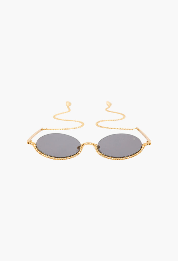 Gold - Ellevens Gaga Sunglasses - GLAM MODA