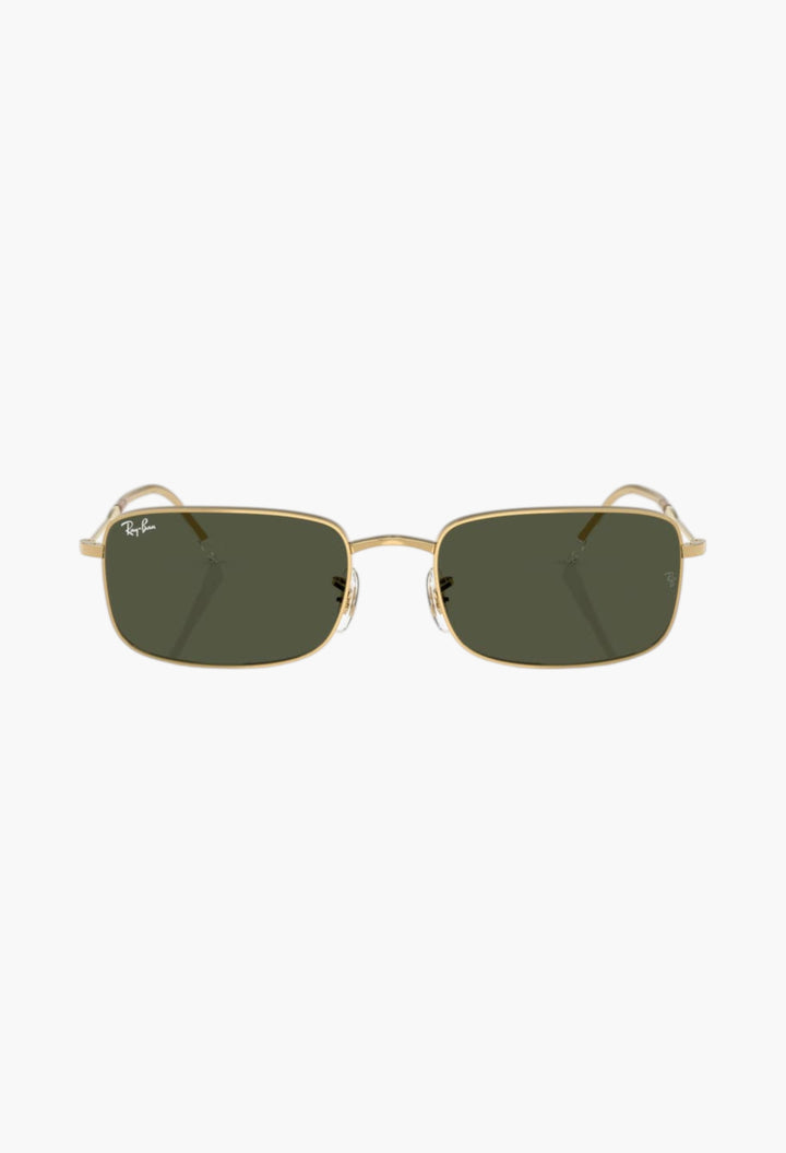 Gold Flash Rectangle Sunglasses 59mm - GLAM MODA