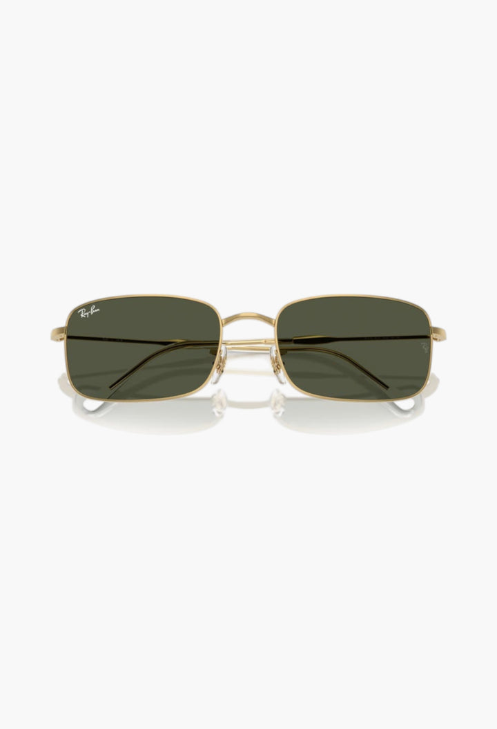 Gold Flash Rectangle Sunglasses 59mm - GLAM MODA