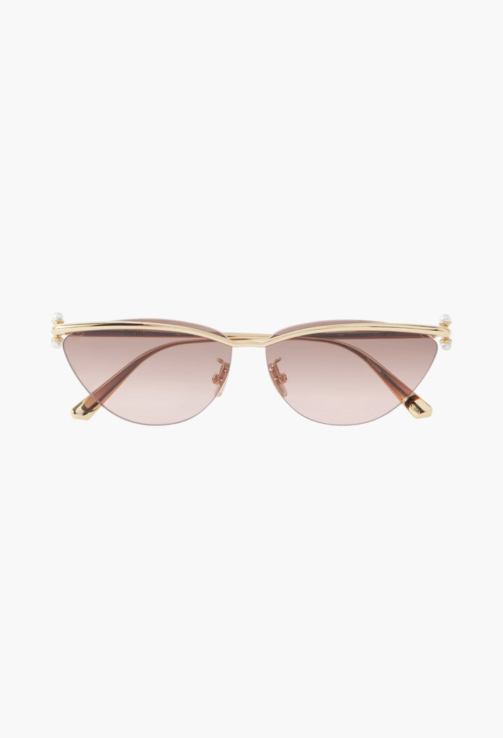 Diortribales B2U Cat-Eye Gold-Tone Sunglasses - GLAM MODA