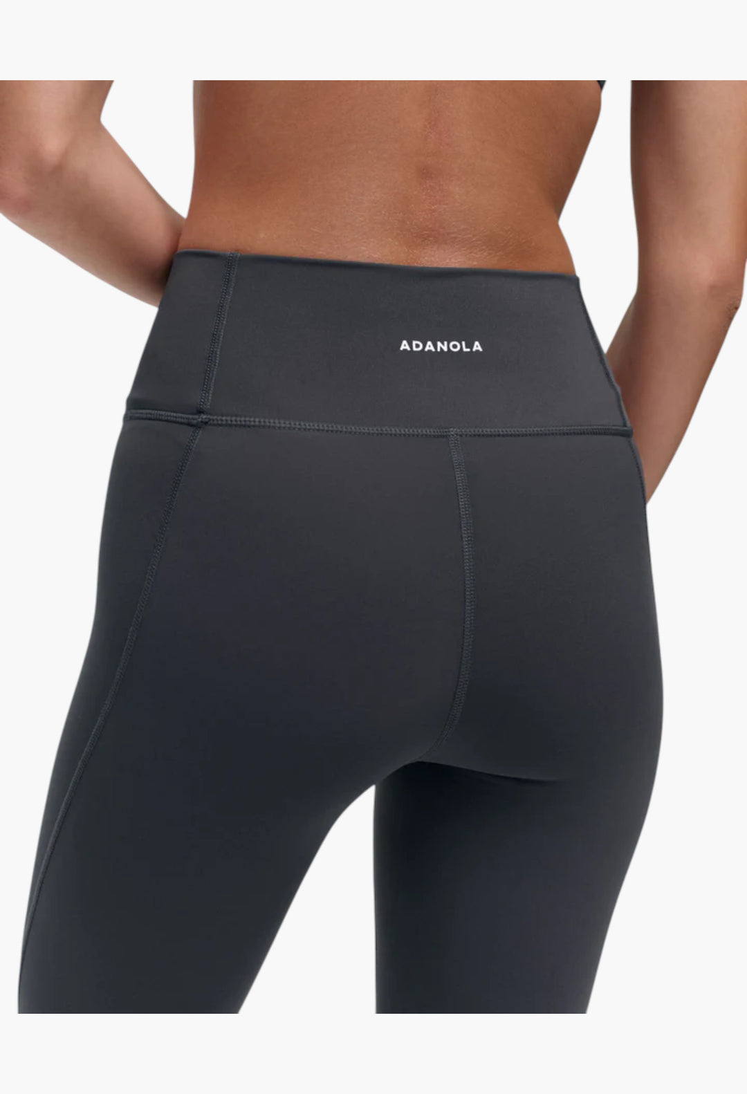 Graphite Grey - Flared Yoga Pant - GLAM MODA