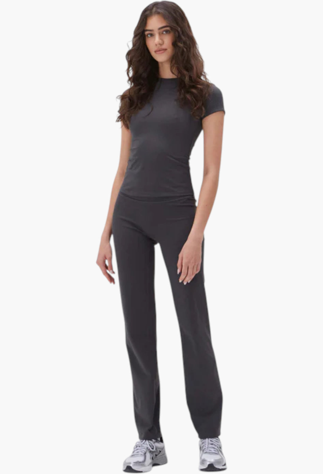 Graphite Grey - Ultimate Short Sleeve Top - GLAM MODA