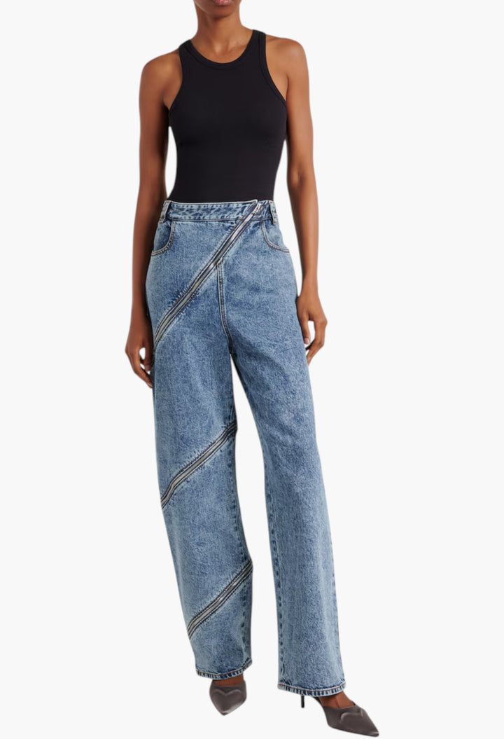 Gray - Le Cœur 3D 55 Satin Mules - GLAM MODA