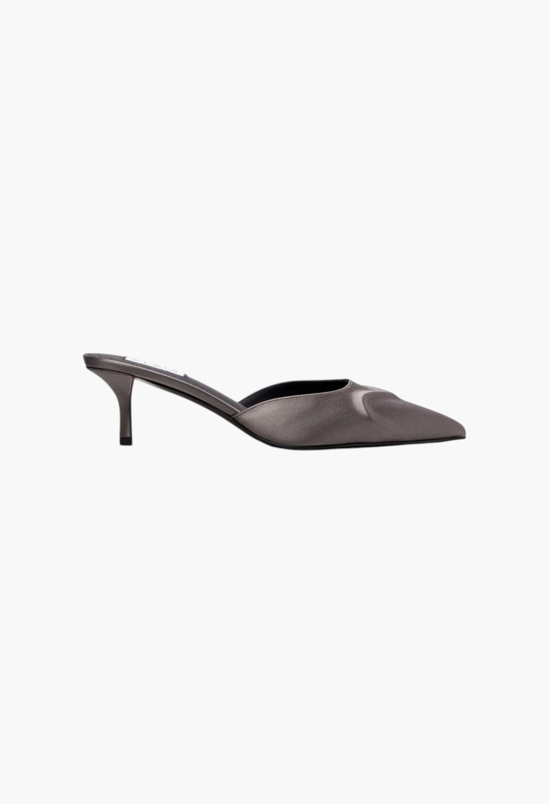 Gray - Le Cœur 3D 55 Satin Mules - GLAM MODA