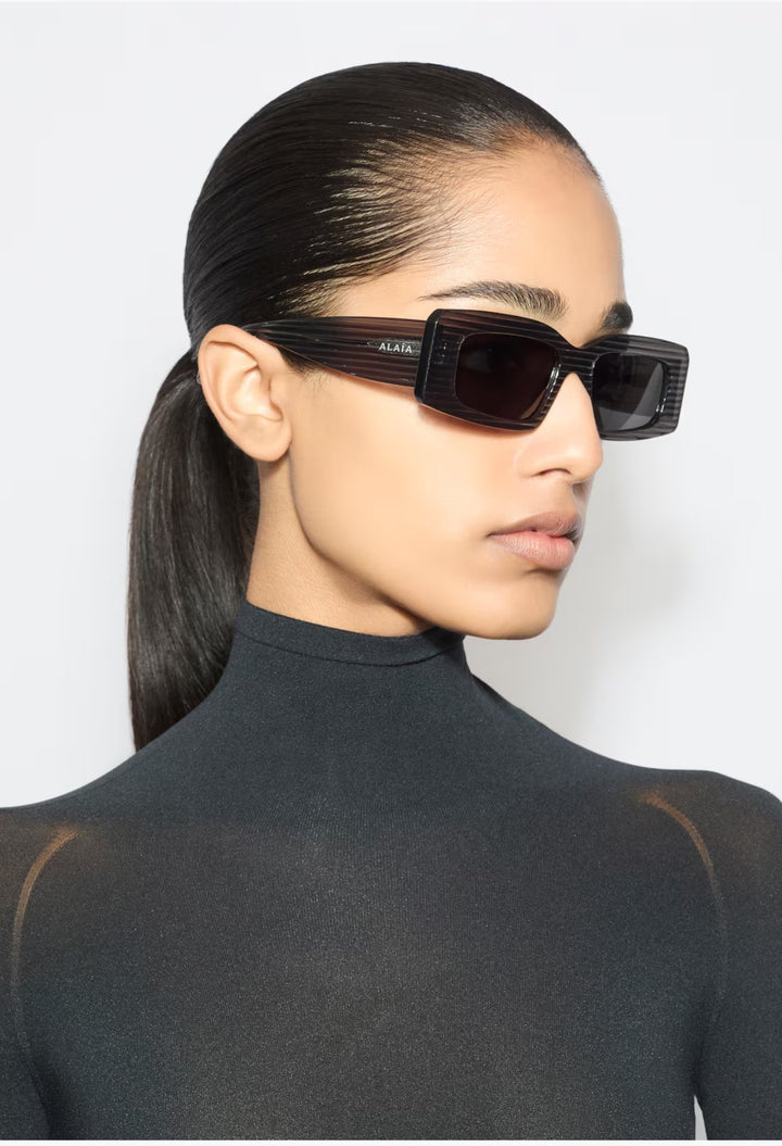 Gray - Rectangular Sunglasses - GLAM MODA