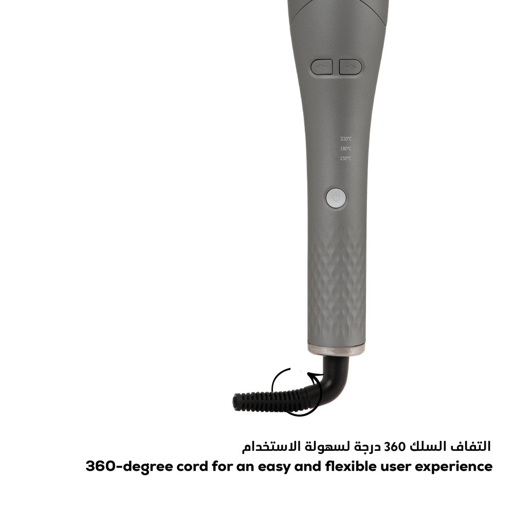 Gray - Self-curling hair device - Wavy - GLAM MODA