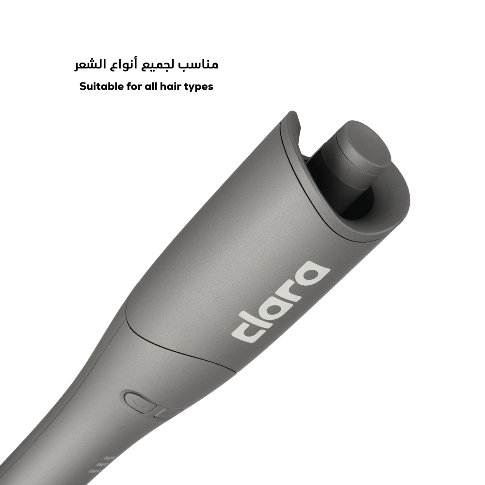 Gray - Self-curling hair device - Wavy - GLAM MODA