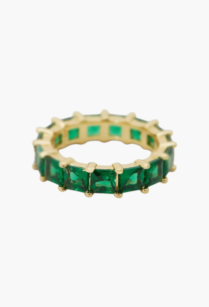 Green/Gold - Cocktail Ring - GLAM MODA
