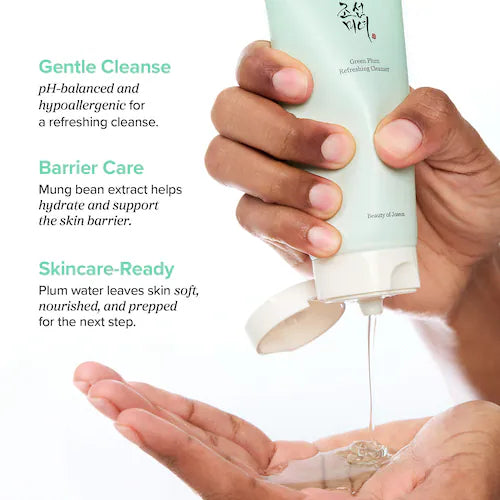Green Plum Refreshing Cleanser for Gentle Daily Wash - GLAM MODA