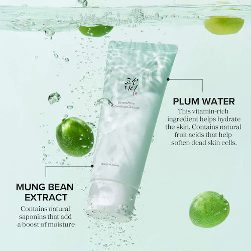 Green Plum Refreshing Cleanser for Gentle Daily Wash - GLAM MODA