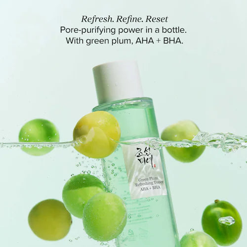 Green Plum Refreshing Toner for Gentle Exfoliating - GLAM MODA