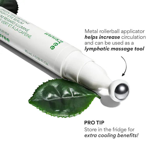 Green Tea Caffeine Bright-Eye Serum with Niacinamide - GLAM MODA